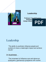 Leadership: Professor Craig W Fontaine