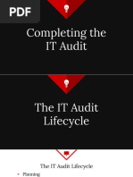 Completing The IT Audit