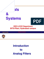 Signals & Systems: EEE & ECE Department BITS-Pilani, Hyderabad Campus