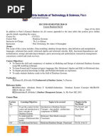 Second Semester 2018-19: T1.Elmarsi R, &navathe S B, Fundamental of Database System, 7e, Pearson