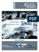 Soil & Water Assessment Tool: Introductory Manual