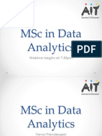 MSC in DA Online - Webinar Presentation