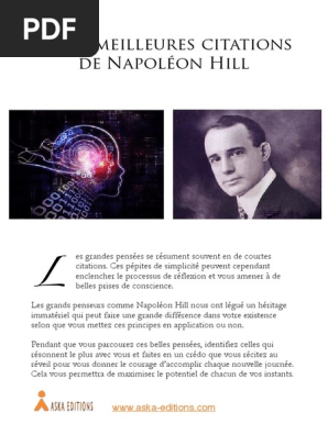 Les 53 Meilleures Citations De Napoleon Hill