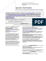 Entry To The Schengen Area / Visa Procedure