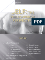 Various philosophical views of the self