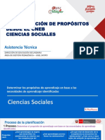 DETERMINACIÓN DE PROPÓSITOS EN CIENCIAS SOCIALES