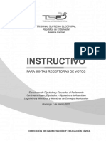 Instructivo para Miembros y Miembras de Junta Receptora de Votos 2015 PDF