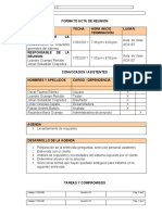 Formttyato de La Acta de Reunión - Doc (Recuperado)