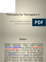 Philosophy For Theologians 4: The Aristotelian Tradition: From Kalam To Scholastics