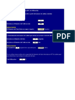 Hoja para calcular ductos de canalizaciones