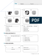 Unit 4 Test: Listen and Circle