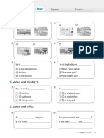 Unit 8 Test: Listen and Circle