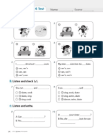 Unit 14 Test: Listen and Circle