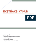 Ekstraksi Vakum