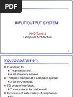 Input/Output System: Computer Architecture