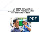 MANUAL SOBRE  ESTIMULACION  TEMPRANA  PARA  PADRES  DE NIÑOS  CON  SINDROME  DE DOWN.pdf