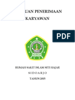 Panduan Penerimaan Karyawan RSI Siti Hajar