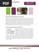 Download Dynamic Signature Verification by xyzmo SIGNificant SN40148864 doc pdf