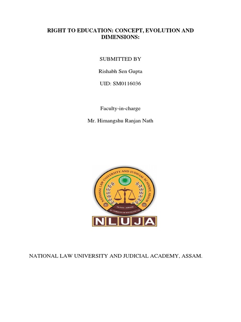 Right To Education | PDF | Supreme Court Of India | Public Sphere