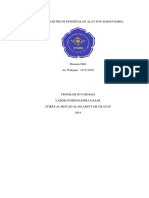 Laporan Resmi Pengenalan Alat Dan Bahan PDF