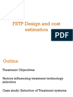 FSTP Design Consideration and Cost Estimations