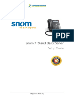 Snom 710 and Elastix Server: Setup Guide