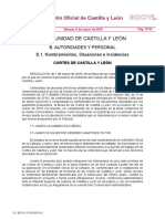 Nombramientos funcionarios prácticas Cortes Castilla León