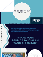 Procced View Theory: Rachmawati W, M.I.Kom, Ilkom, FKD, Unibi, 2018