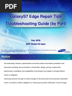 Galaxys7 Edge Repair Tips Troubleshooting Guide (By Part) : Feb, 2016 HHP Global Cs Team