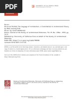 Review Language of Architecture