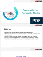 Secundaria Con Formación Técnica - Ministerio de Educación - Febrero 2019. Material Compartido Por José Antonio Peñafiel Vásquez