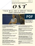 "This Will Be A Great Year For Argentina": Interview To Lucía Fresco