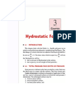 Hydrostatic Forces On Surfaces