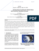 Condition Monitoring Sensor For Electric Vehicle Motor and Generator Insulation Systems