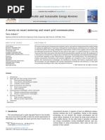 A Survey On Smart Metering and Smart Grid Communication