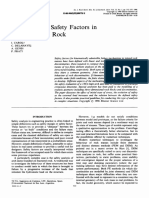 Evaluation of Safety Factors in Discontinuous Rock: Pergamon
