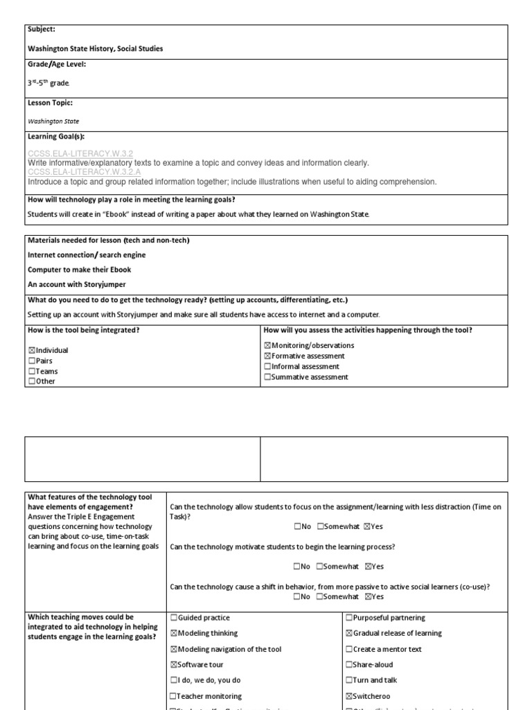 It Planning Form Digital Story | PDF | Creativity | Learning