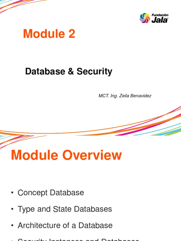 Database Security Overview Module | PDF