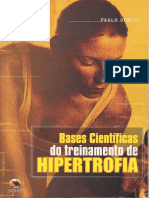 Bases Científicas Do Treinamento de Hipertrofia - Paulo Gentil PDF