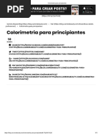Colorimetria Para Principiantes