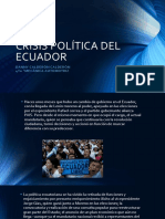 Crisis Política Del Ecuador