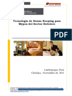 Tecnología de House Keeping para Mypes del Sector Hotelero