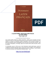 Le Grand Gaffiot, Dictionnaire Latin-Français