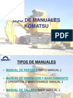 Uso de Manuales Komatsu - 1