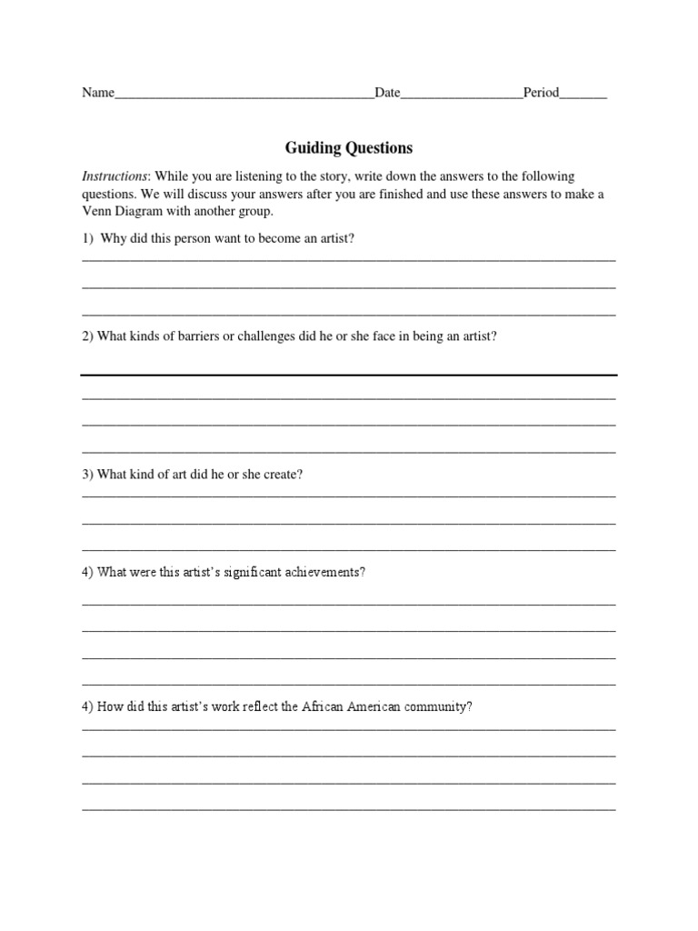 Artist Reflection and Analysis Guide | PDF | Social Science | Art