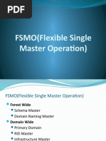 FSMO (Flexible Single Master Operation)