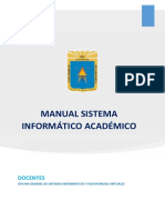 Manual Sistema Onformático Académico