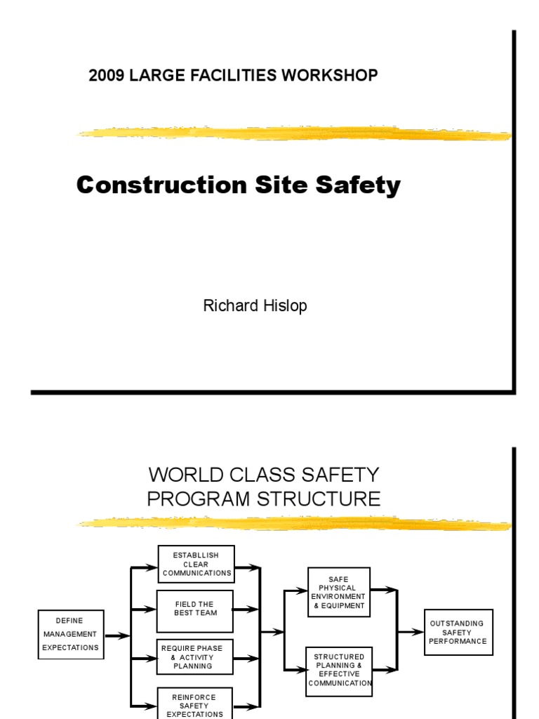 Construction Site Safety Guidelines | PDF | Safety | Hazards