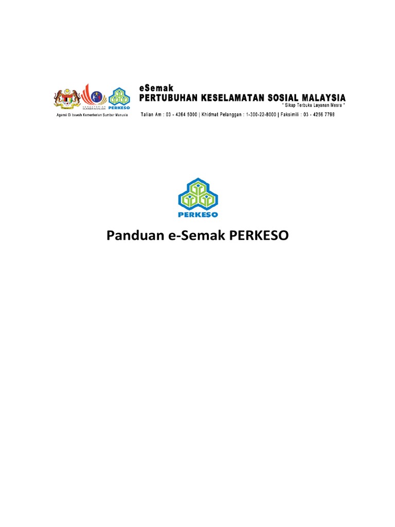 Panduan E Semak Perkeso Pdf