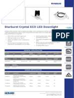 Starburst Crystal ECO LED Downlight